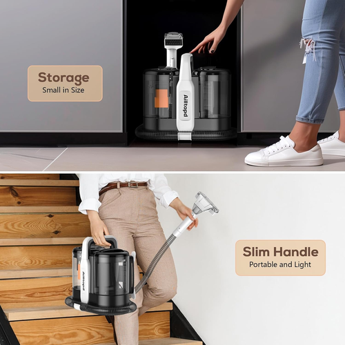 Portable Carpet & Upholstery Spot Cleaner, Powerful Suction & Spot Remover, Deep - Picture 5 of 9