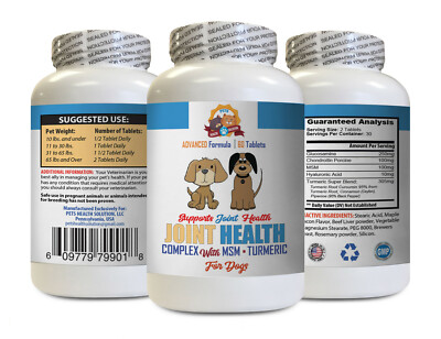 dog joint supplement with tumeric - DOG JOINT CARE WITH TURMERIC 1B- turmeric