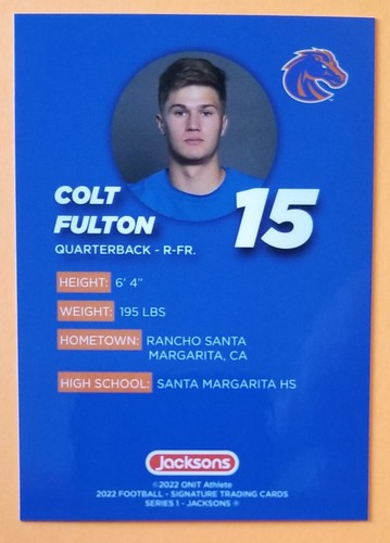 2022 Boise State Series 1 Football Cards - You Pick your Card Complete your Set  - Bild 39 von 203