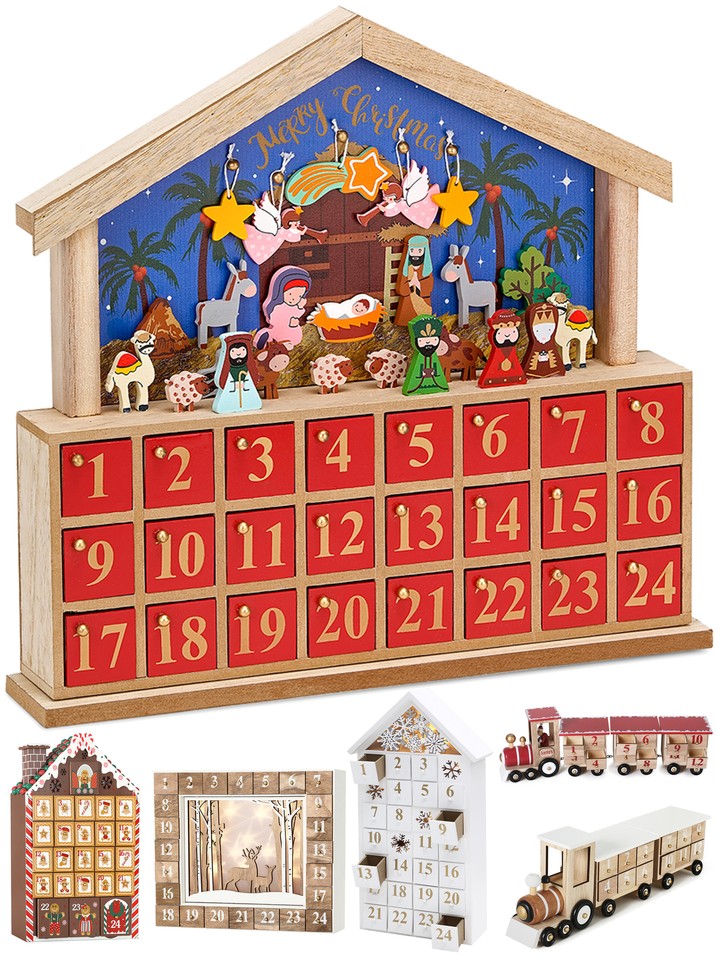 Reusable Wooden Advent Calendar Australia