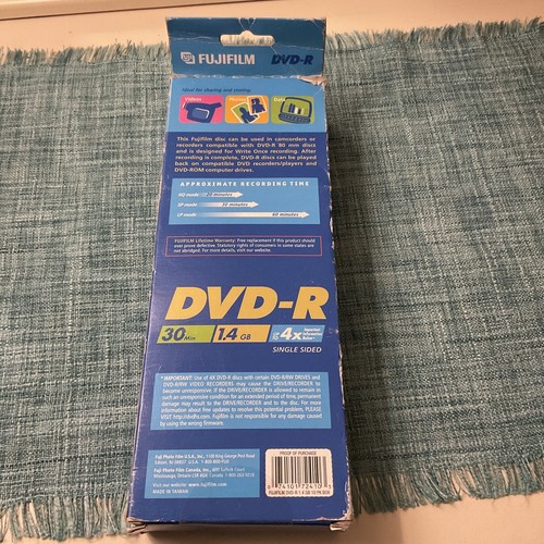 FUJI DVD-R FUJI -10 Pack Recordable DVD-R Discs with Individ. Cases, 30 Minutes - 第 4/7 張圖片