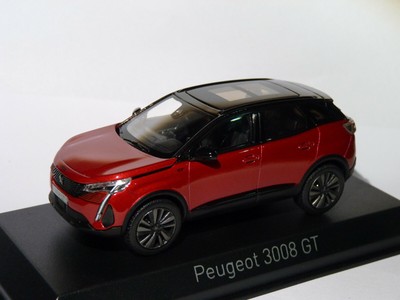 Toys Games Contemporary Manufacture Goldenoffering Org Peugeot 3008 Gt Black Pack Ultimate Red 1 43 Norev