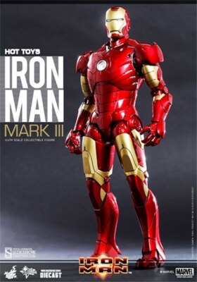 Hot Toys MMS256-D07 Iron Man Mark III 1/6th Action Figure Sideshow