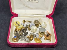 Vtg Lot Cuff Links Shirt Studs Buttons