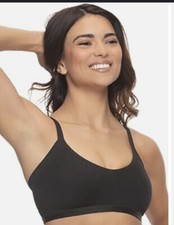 Felina Ladies' Side Smoothing Seamless black Bra 1 count size Small