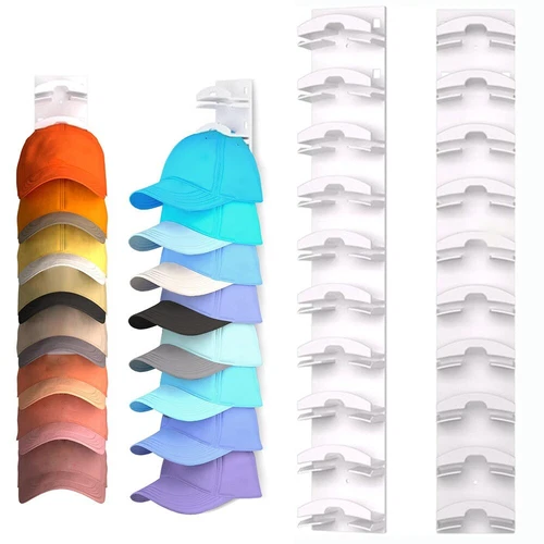 Closet Hat Rack Baseball Caps Organizer Space Saving Wall Hat Storage Holder AU - Picture 10 of 22