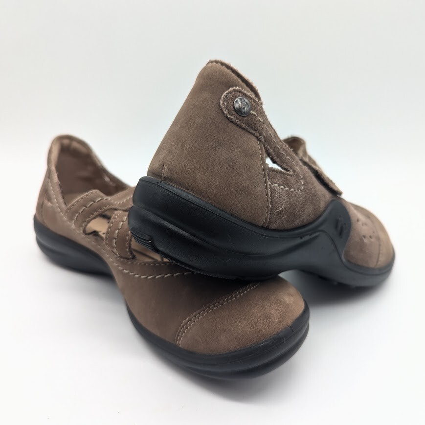 Romika  - Women's Mary Jane Shoes Size 7-7.5 - Maddy - Brown Nubuck Leather