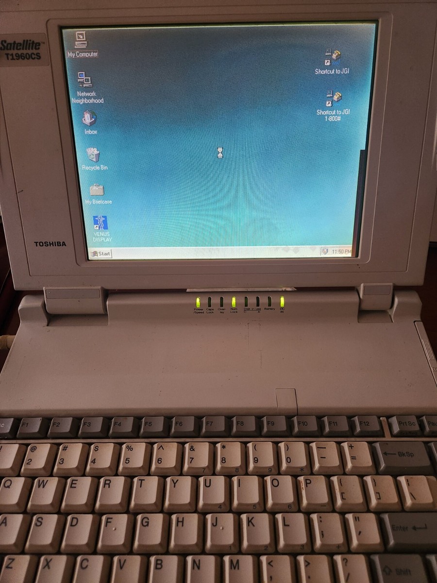 1993? Toshiba satellite loptop T1960CS TURNS ON !!! | eBay
