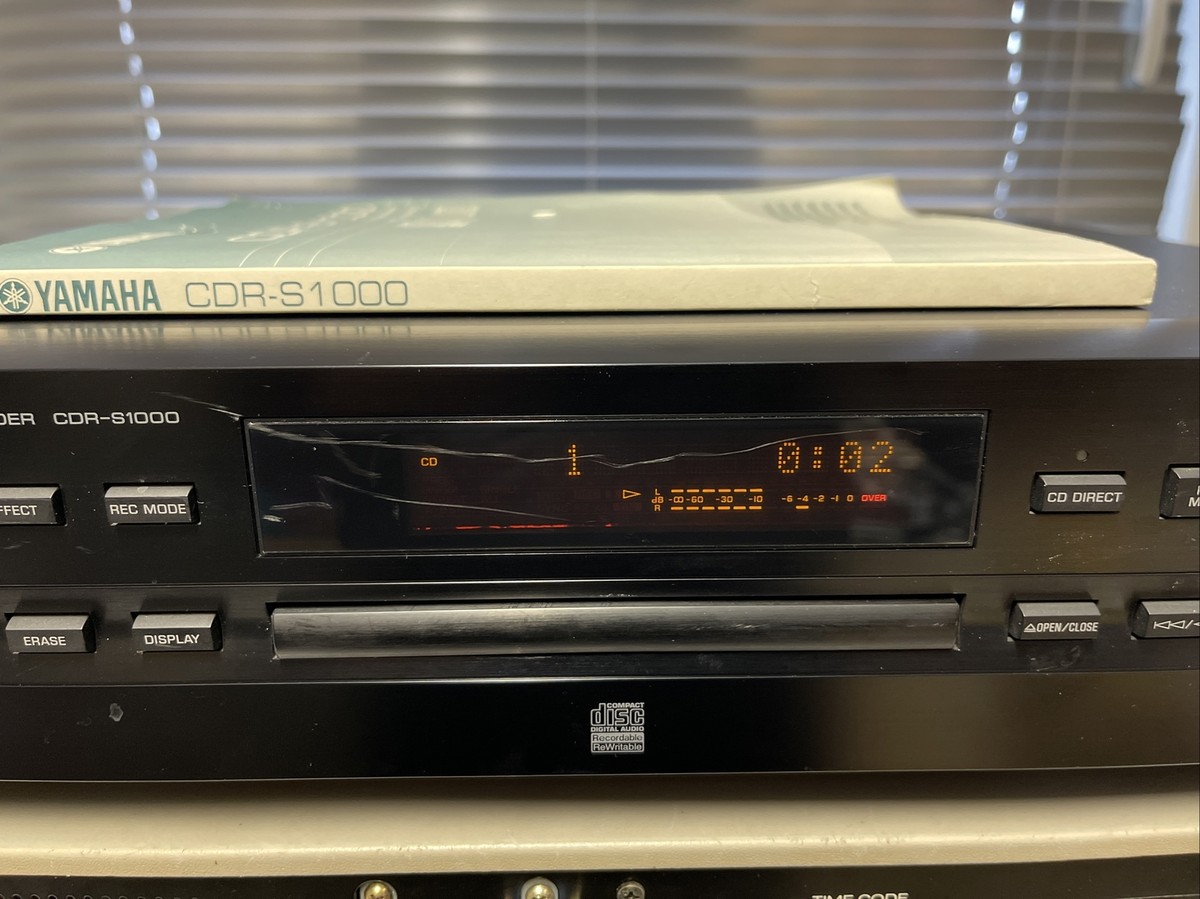 YAMAHA CDR-S1000 CD-Recorder + CD-Player - 2J GARANTE | eBay