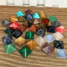 Set of 7/14/35Pcs Chakra Pyramid Natural Stone Crystal Healing Spirituality #SH