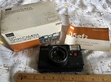 Sears 35mm Camera With Electronic Flash 35ef2 W/Original Box VTG