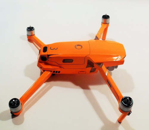 DJI MAVIC 2 PRO/ZOOM- SKIN - NEON ORANGE - 3-5 Batterien / Drohne / Folie / Wrap - Picture 7 of 9