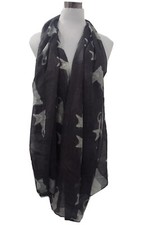New Women Ladies Long cat Animal Print Neck Shawl Scarf Scarves