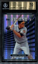 Manny Machado 2013 Topps Finest Refractor #80 Rookie RC BGS 10 Pristine