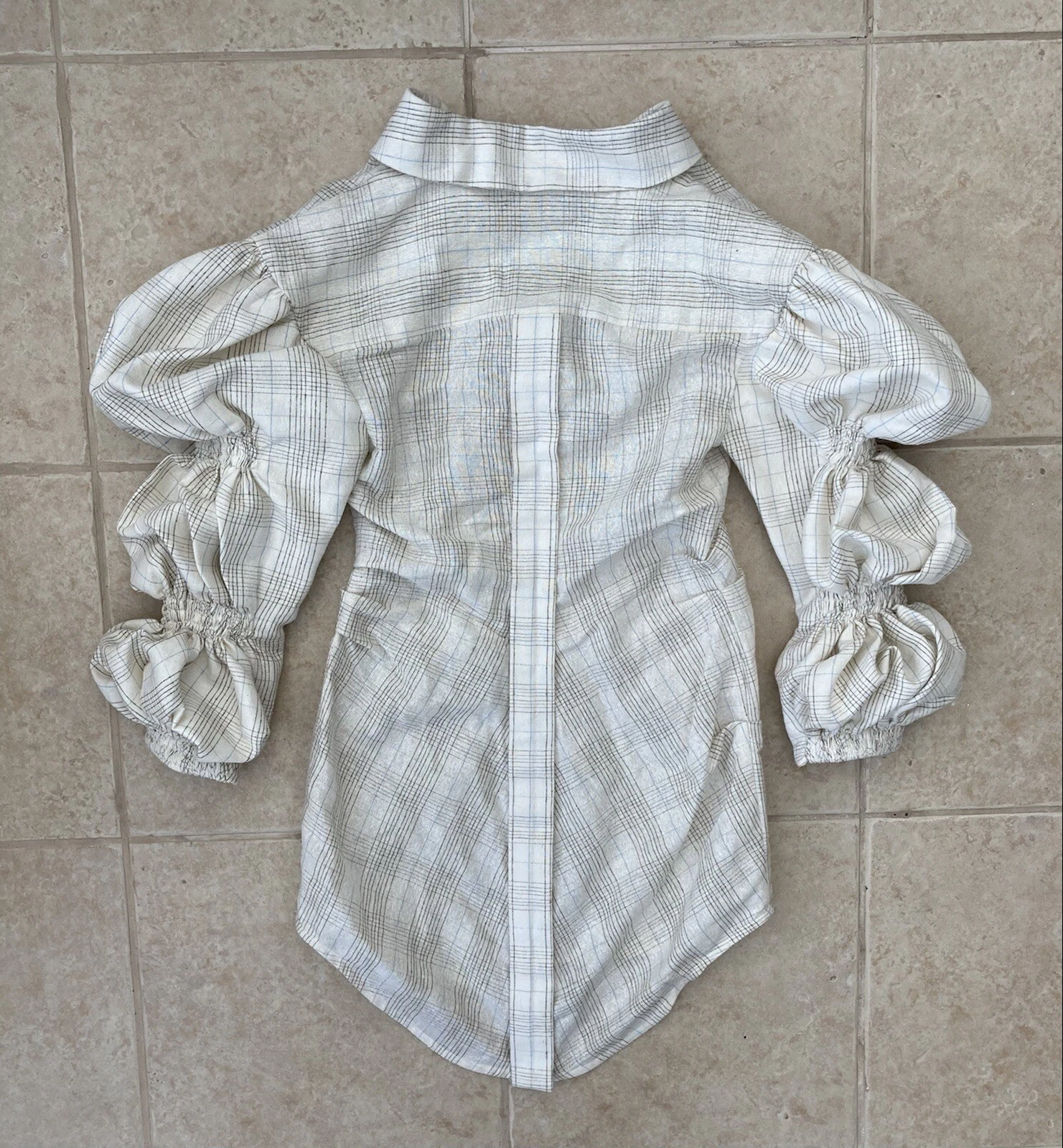 Jacquemus Mini Dress Puffed Sleeve Size: 36