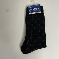 Mens Dress fashion  socks Juncture black with gray