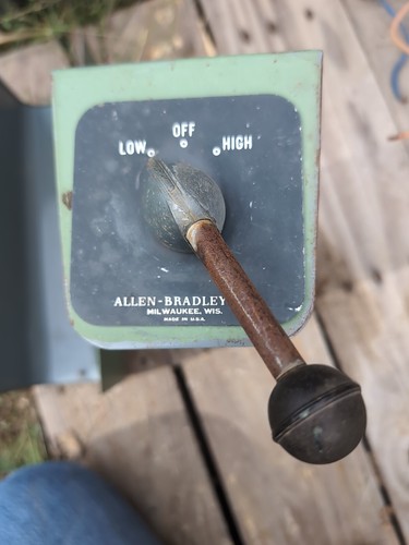 Allen Bradley Rotary Drum Switch High Low Off 3 Pole - Picture 4 of 9