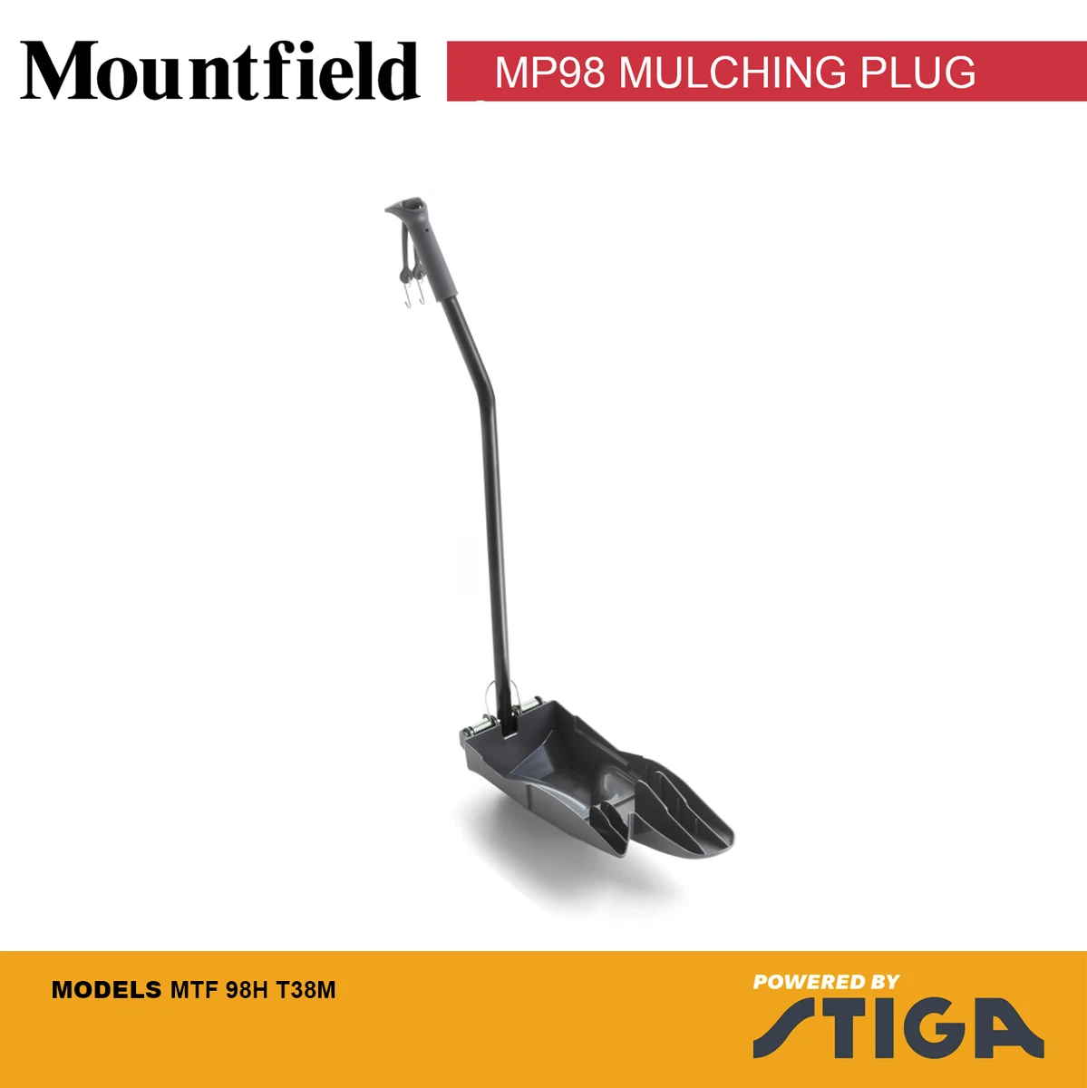 Mountfield Stiga 99900374 0 Mulching Plug for MP98 models T38M