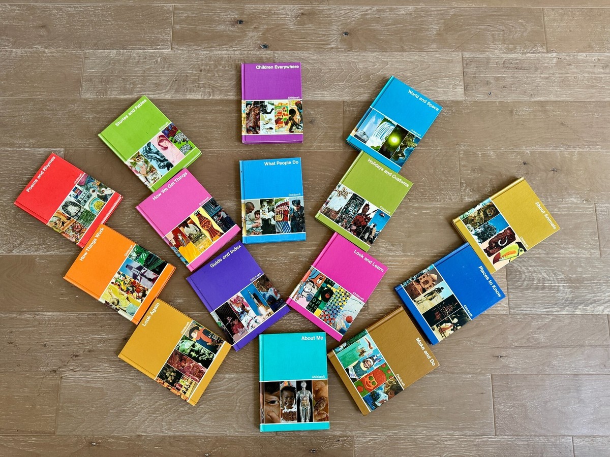 Vintage Childcraft Book Set - 15 Volumes by World Book (1980s