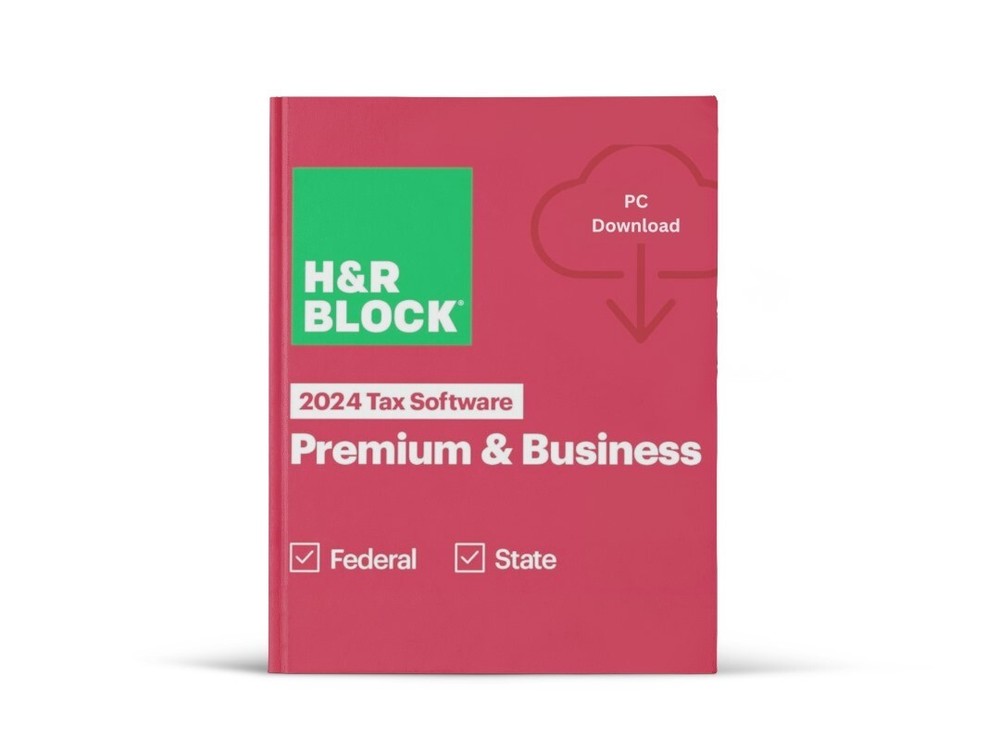 H&R Block Tax Software Premium & Business 2024 ( PC, Email Delivery)