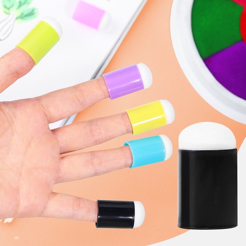 1-40pcs Finger Sponge Daubers for Face Paint Painting Chalk Ink Card Making Draw