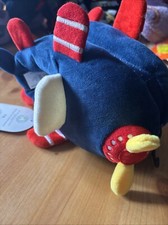 Wonder Nation Slippers Toddler Size 9/10 Airplane Blue Red NEW