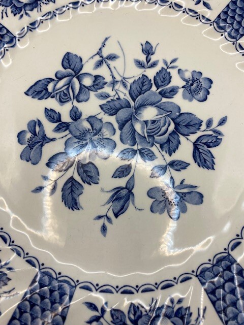 Melody Myott Fine Ironstone England 1982 Flower Plate Pre Owned | eBay