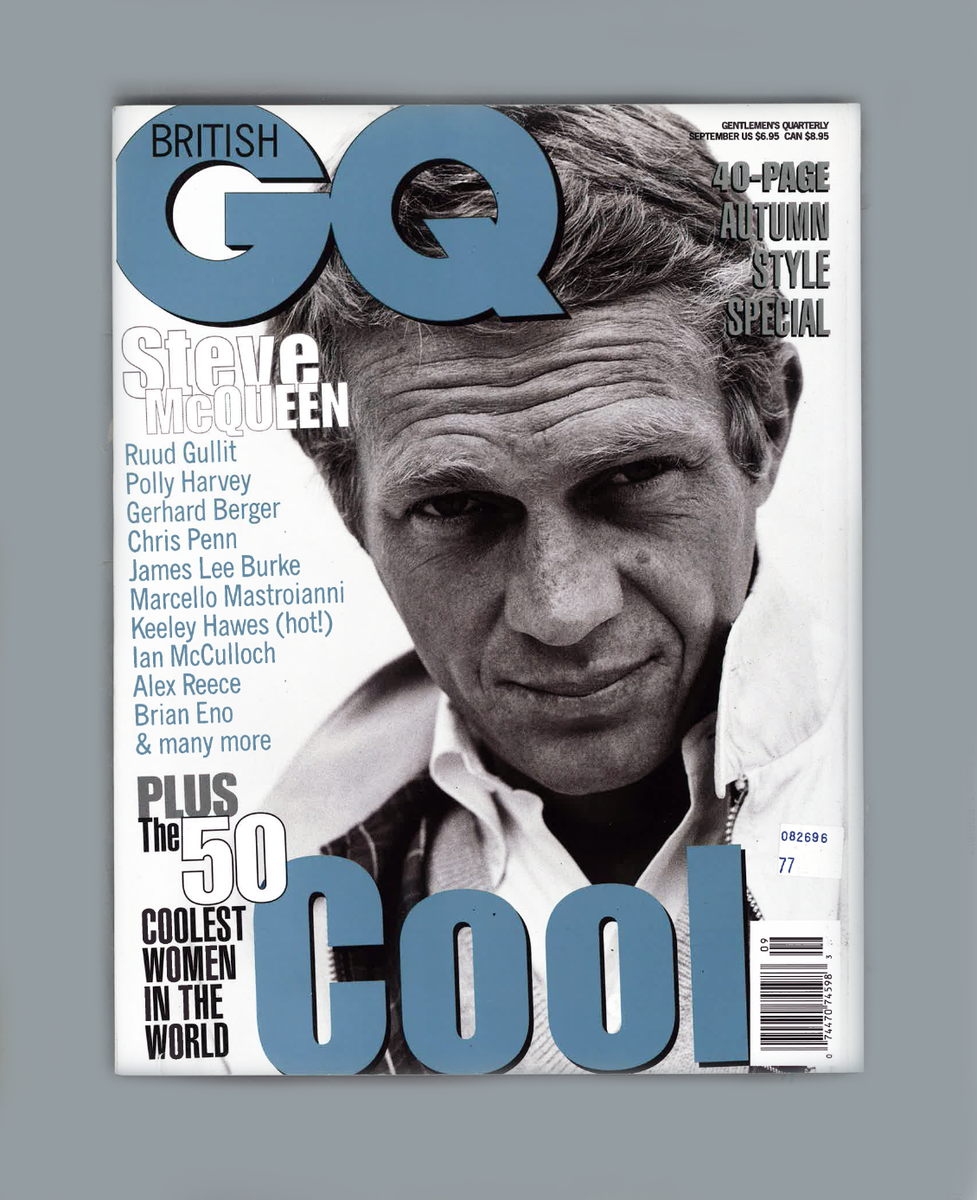 GQ BRITISH-SEPTEMBER 1996-STEVE MCQUEEN-MARCELLO MASTROIANNI-IAN