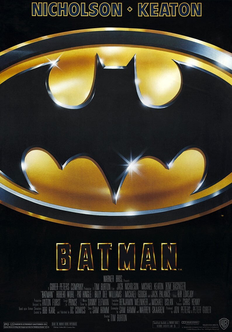 Cartel póster de Batman (1989) #291