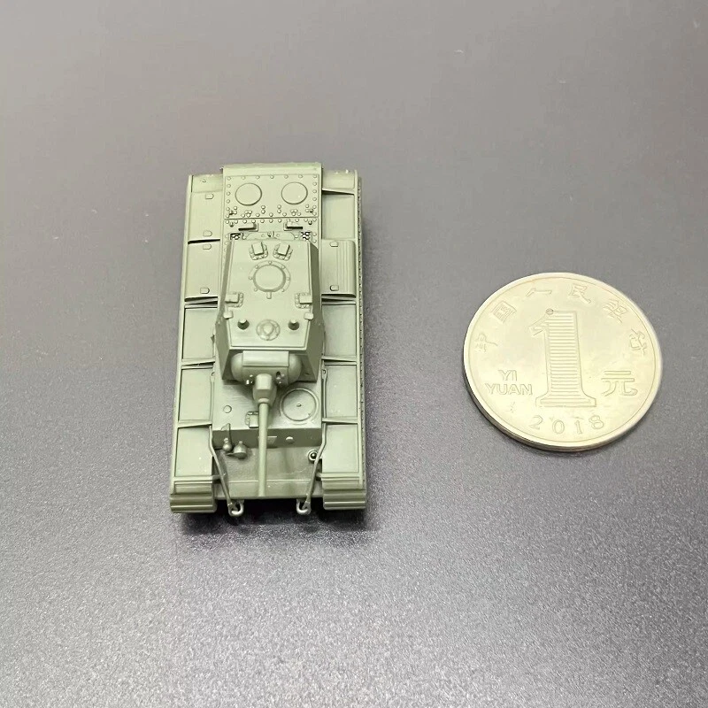 3D printed 1/144 WW II Soviet KV-1 Heavy Tank Finished painted model - Image 4 of 4