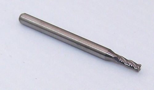 .085 ZOLL HARTMETALL SCHAFTFRÄSER 4 FLÖTEN (0,010 ZOLL ENDRADIUS) KYOCERA 1813-0850.255CR - Bild 2 von 3