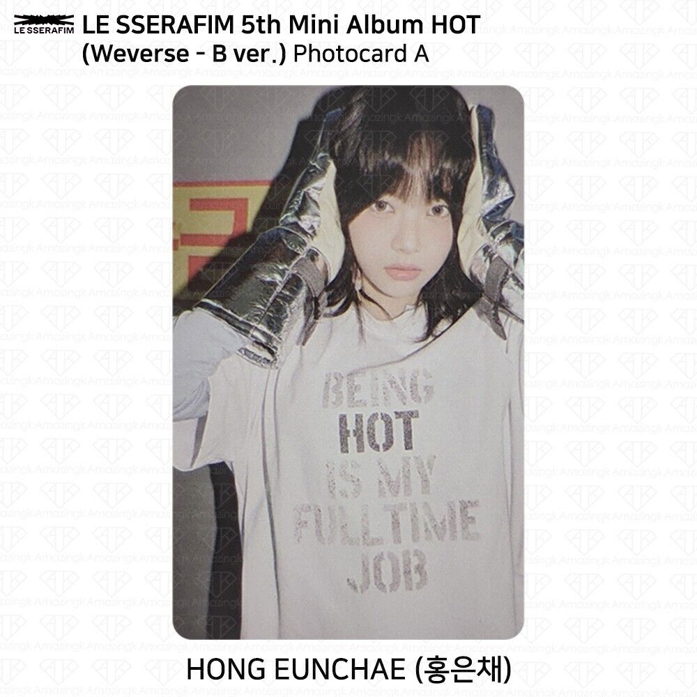 Le Sserafim 5th Mini Album HOT Weverse ver Official Le Sserafim 5th Mini Album HOT Weverse ver Official