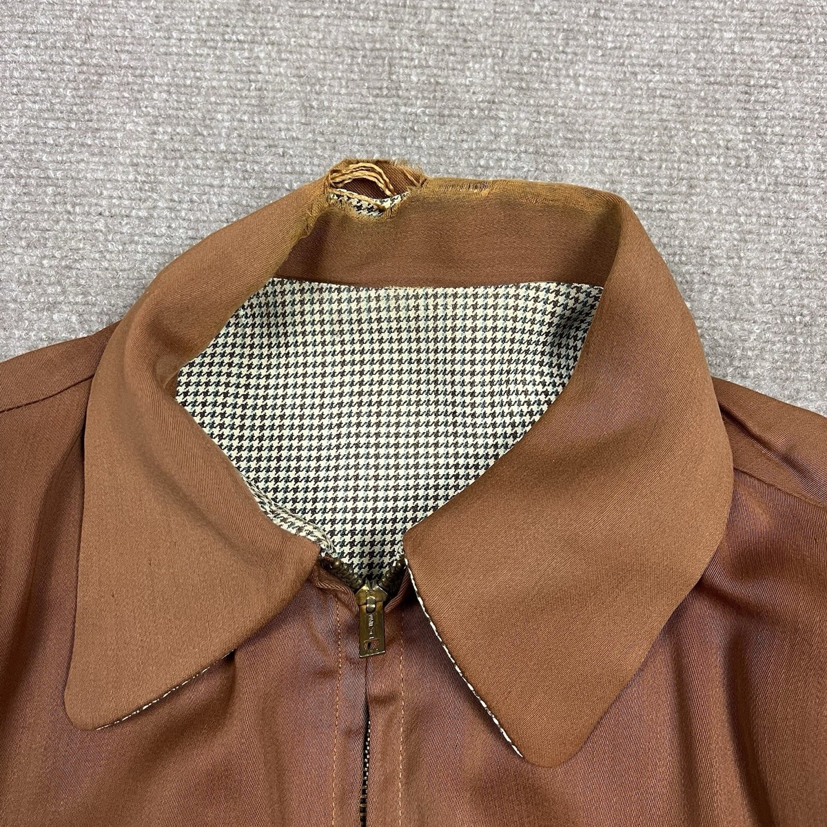 40〜50s vintage reversible jacket original-1940s-suede-leather-
