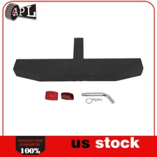 23.8" X 4.3" Trailer Towing Hitch Step Bar Rear Bumper Guard Fit 2-Inch Receiver