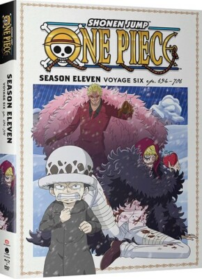 ONE PIECE SEASON 11-VOYAGE SIX (BLU-RAY/DVD/4 DISC) NEW DVD