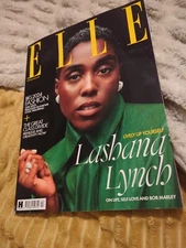 UK Elle Magazine February 2024 Lashana Lynch Cover