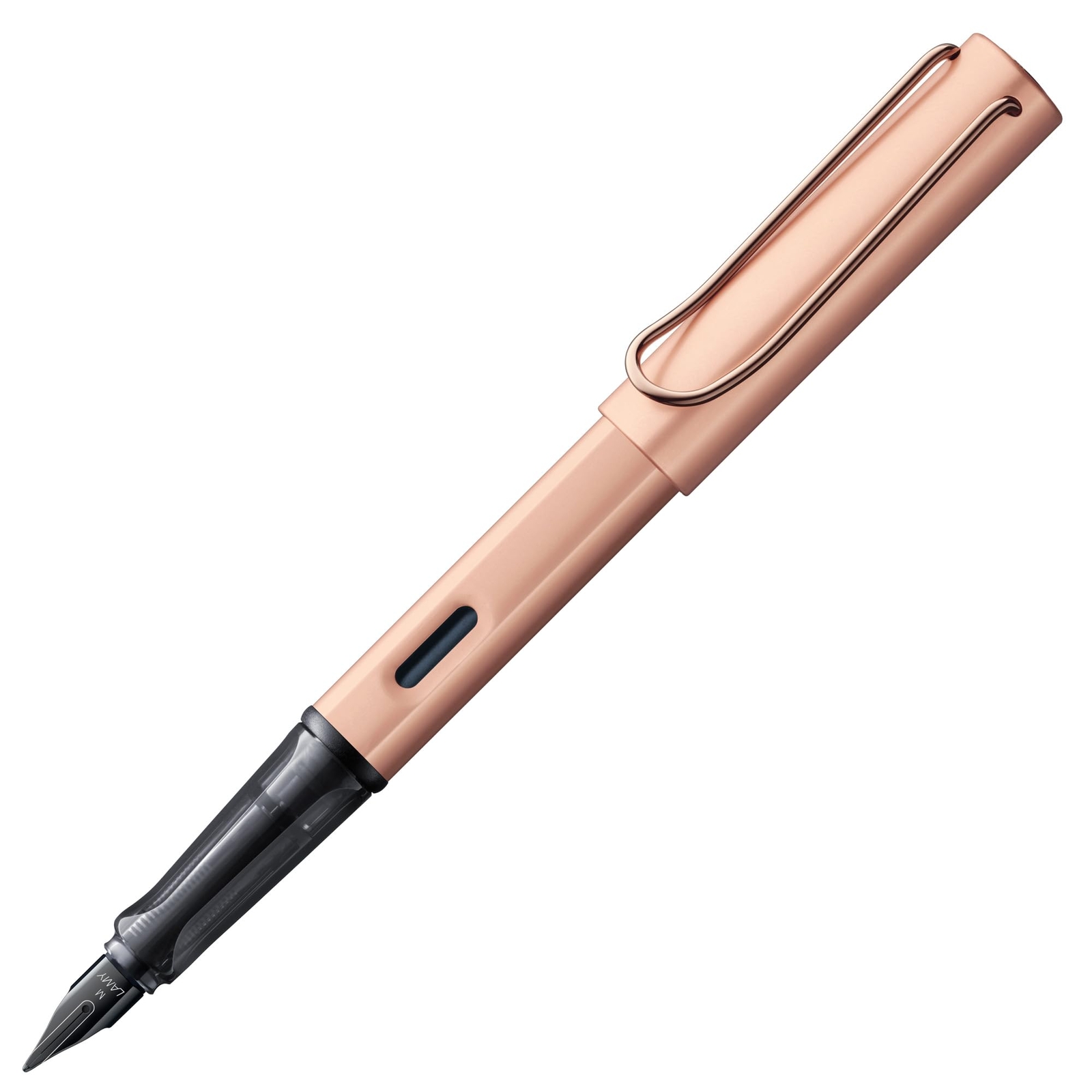 Lamy Lx Elegant Fountain Pen 076 Made of Light Aluminium in Rose Gold with Preci