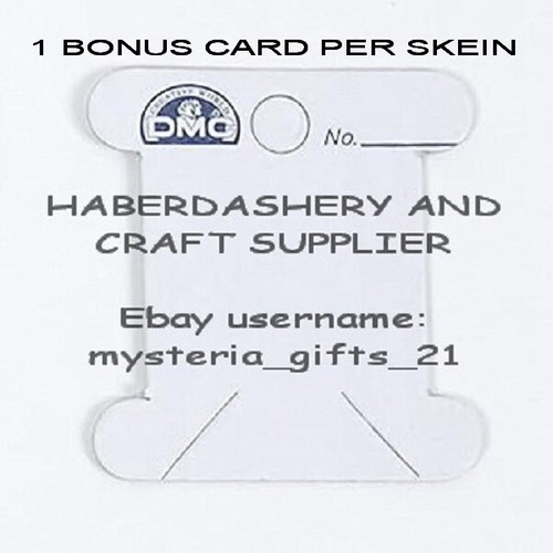 STRANDED COTTON THREAD *1 BONUS CARD PER SKEIN*3011-3866 DMC - Picture 2 of 57