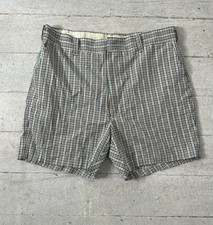 Vintage 60s Sears Sportswear Gingham Plaid Short