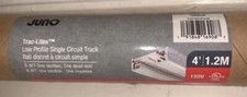 Juno Trac-Lites 4 ft. Linear Low Profile Single Circuit Track Rail White 120v.