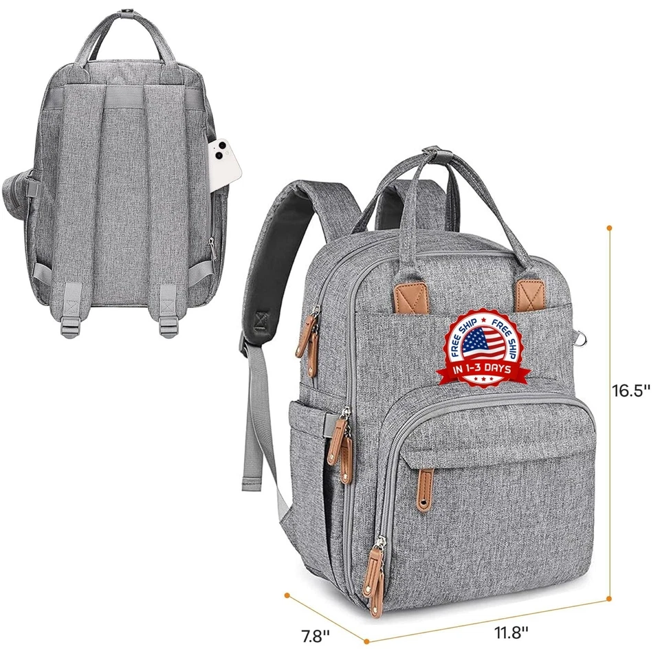 Pañaleras de bebe mochila de niña o niño panaleras modernas moderno bolso para - Image 4 of 4