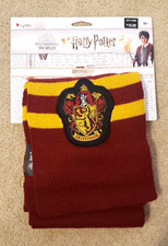 Wizarding World Harry Potter Burgundy Gold Gryffindor Scarf Cosplay Brand new 