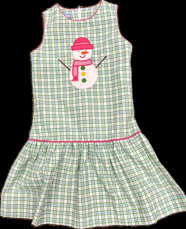 Monday's Child Sleeveless Dress with Snowman Applique Girl Size 6
Opens in a new window or tab