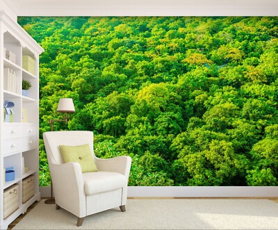 3D Grün Wald Q1734 Tapete Wandgemälde Fototapete Selbstklebend Kay