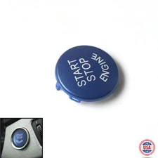 For BMW E90 E91 E60 E84 E83 E71 E72 Blue Switch Start Stop Engine Button Cover