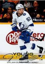 2025-26 UPPER DECK YOUNG GUNS #249 DYLAN DUKE TAMPA BAY LIGHTNING