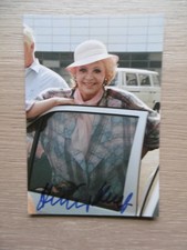 Hildegard Knef autograph signed 9x13 cm picture