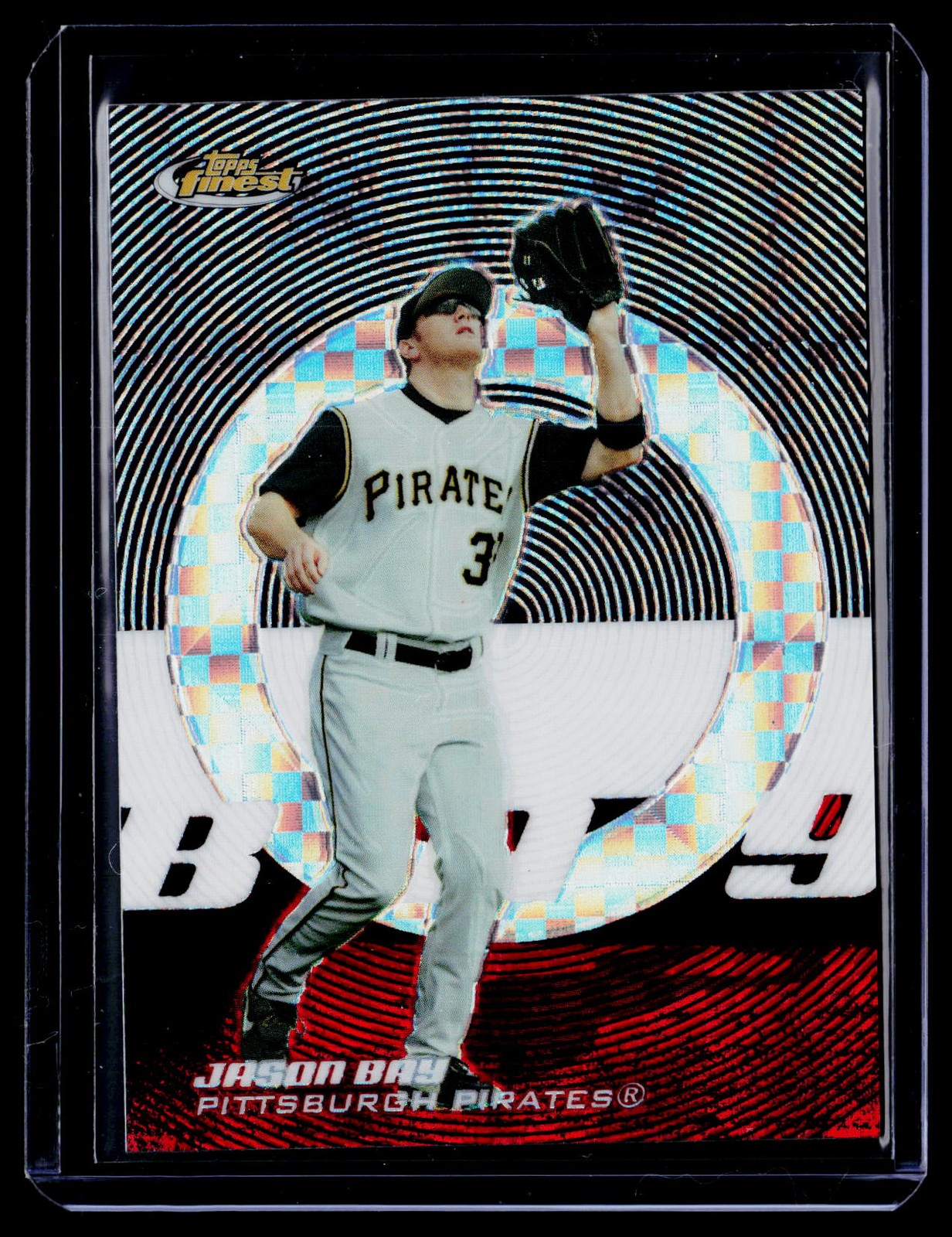 2005 Topps Finest #59 Jason Bay X-Fractors Green