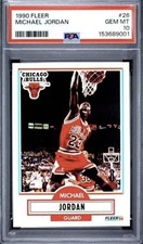 1990 Fleer #26 Michael Jordan Card PSA 10 HOF Chicago Bulls GOAT