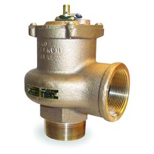 Apollo Valves 1420508 Safety Relief Valve, 2 In, 15 Psi, Bronze